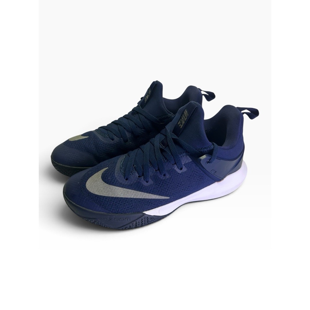 Nike Zoom Shift TB Midnight Navy White Mens Basketball Shoes 897811-401 Size 9.5